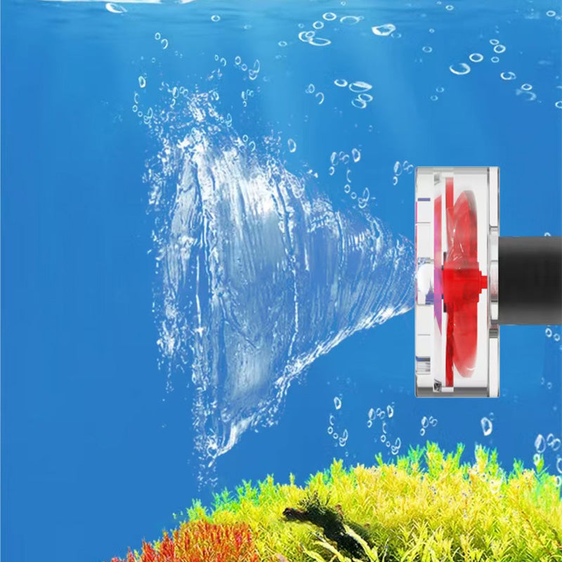 🔥2025 Explosive Hot Sale🔥Automatisch rotierende Vier-Blatt-Ventilator-Kit für Aquarium Filter Auslass