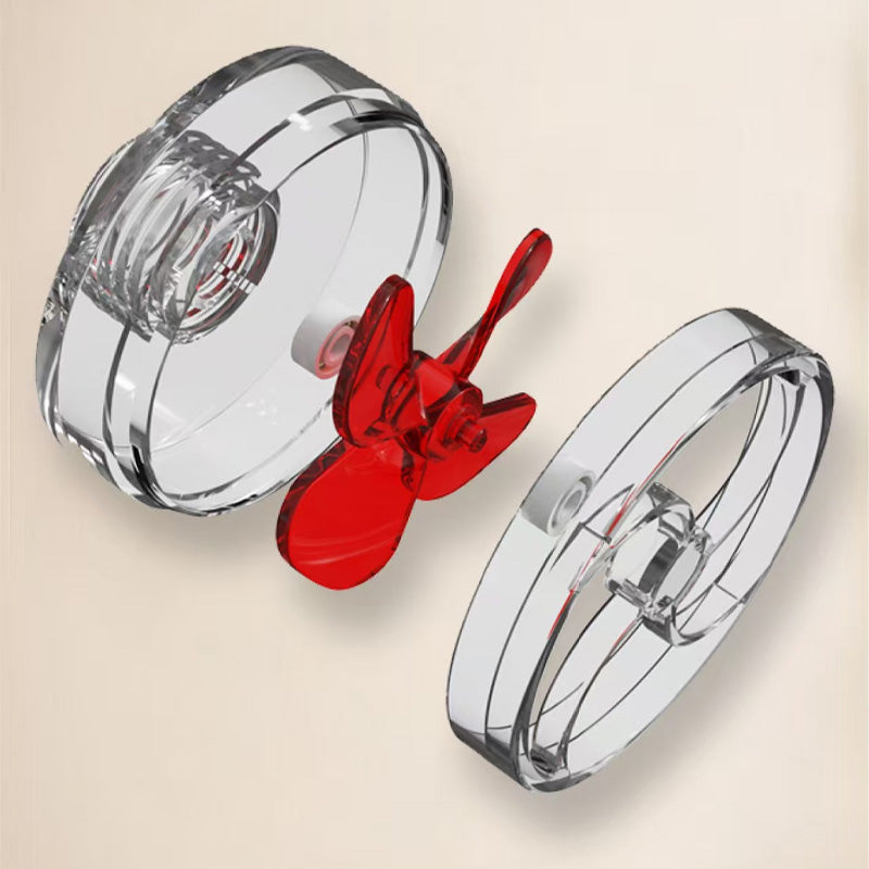 🔥2025 Explosive Hot Sale🔥Automatisch rotierende Vier-Blatt-Ventilator-Kit für Aquarium Filter Auslass