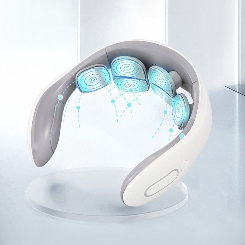 Ideales Geschenk - Pousbo® Tragbares Nackenmassagegerät mit Wärme