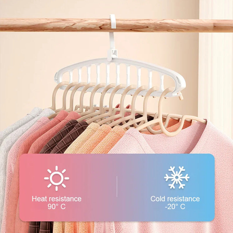 Multifunctional Foldable Clothes Hanger with 11-Hole🎉