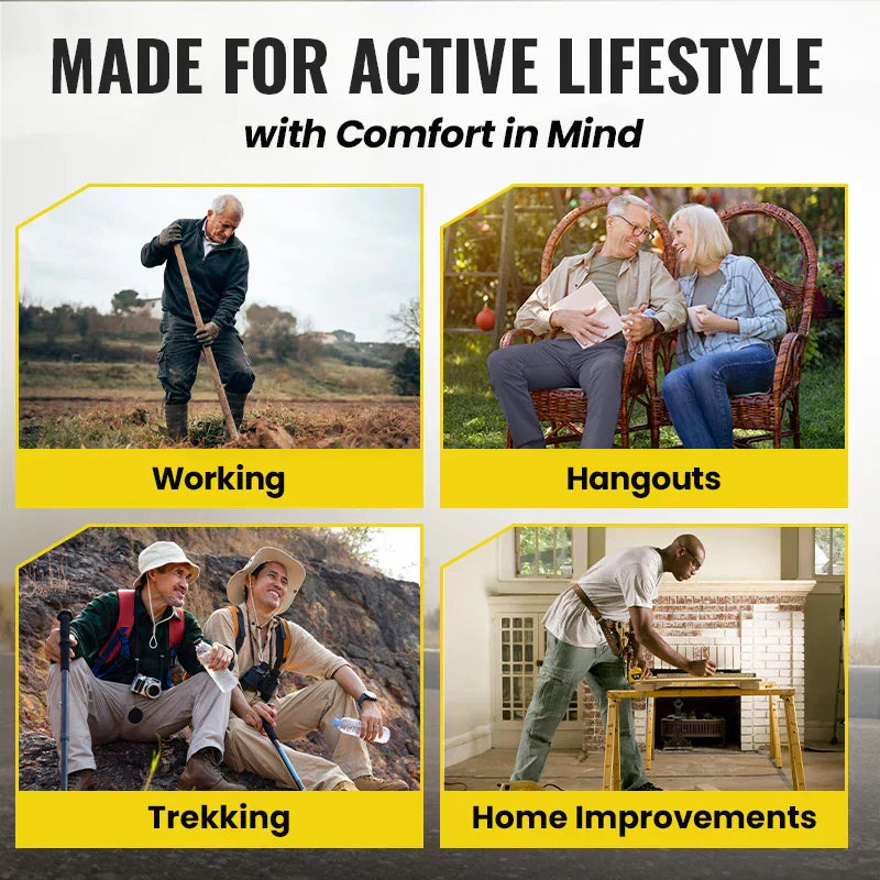 👖Strapazierfähige Ultra Comfort Loose Fit Hose mit mehreren Taschen