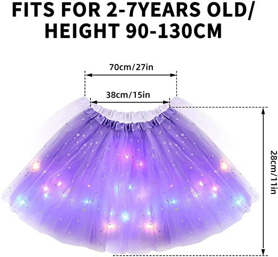 💕Heißer Verkauf 50 % Rabatt🌸✨Magischer & leuchtender LED-Tutu-Rock✨