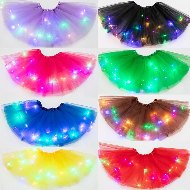 💕Heißer Verkauf 50 % Rabatt🌸✨Magischer & leuchtender LED-Tutu-Rock✨