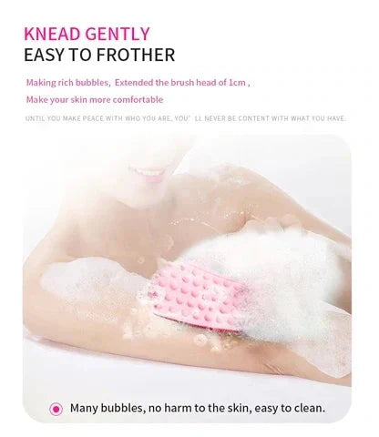 Silikon-Duschbürste