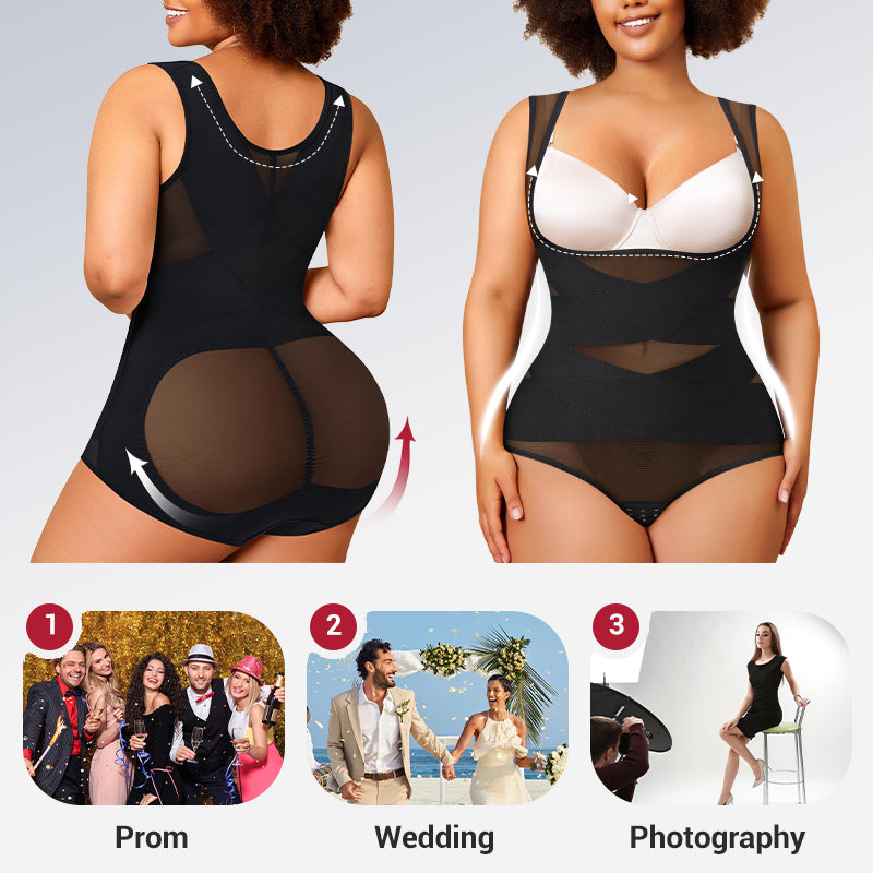 💕Leichter Mesh Yoga Bodysuit Shaper für Frauen💎