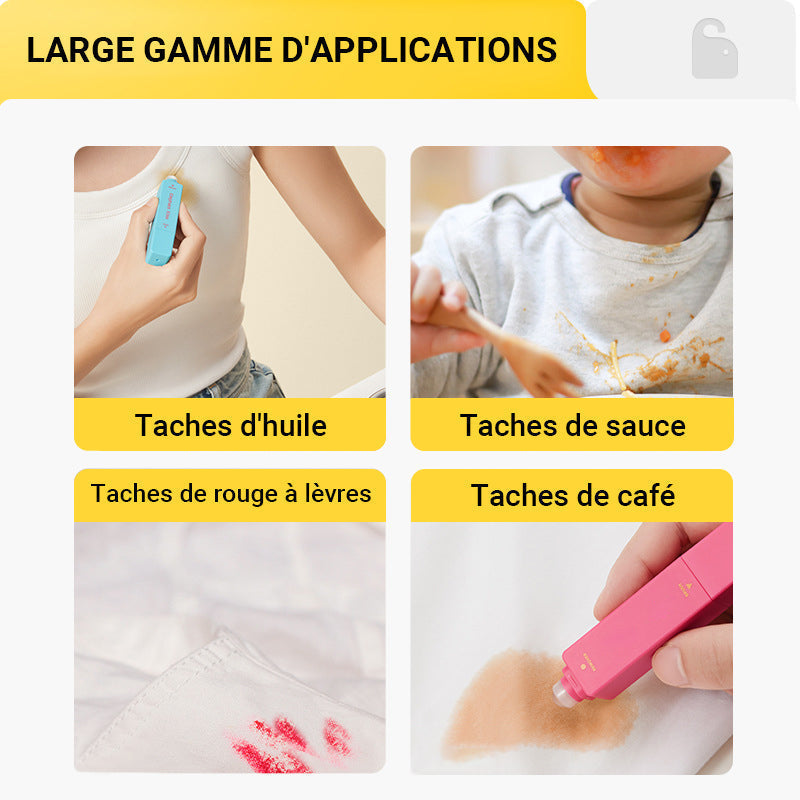 🔥Letzter Tag der Aktion - KAUF 1 BEKOMME 1 GRATIS!🔥Tragbarer Sofort-Leave-In Fleckenentferner-Stift