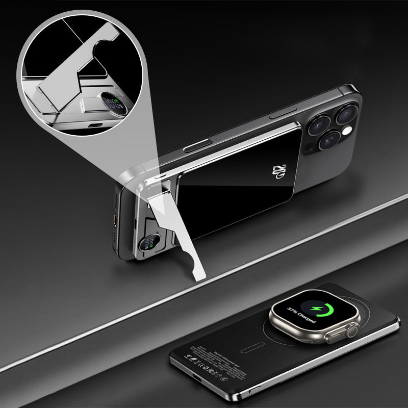 ⏳Begrenzte Zeit 50% Rabatt💥Magnetische Dualmodus-Powerbank mit Ständer