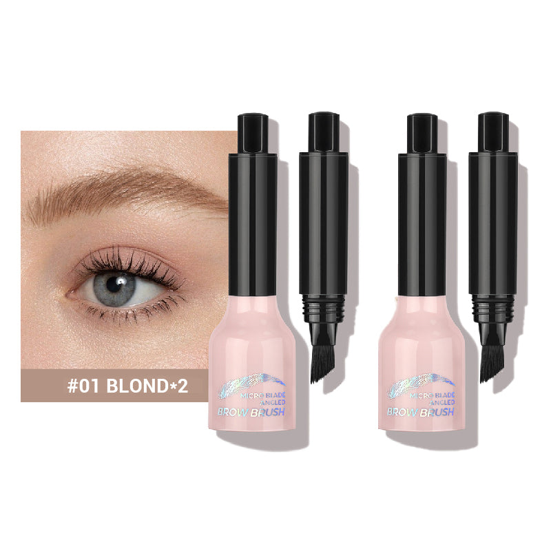 💋Super dick 💋Abgewinkelter Pinsel & Dip Flüssiger Augenbrauenstift