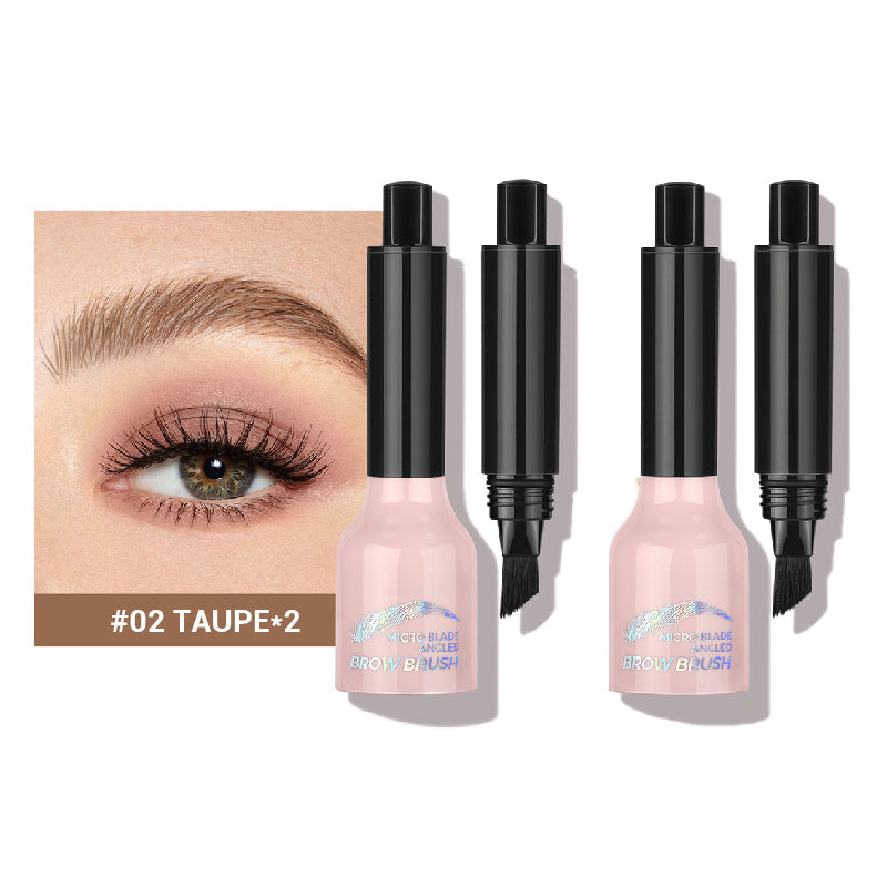 💋Super dick 💋Abgewinkelter Pinsel & Dip Flüssiger Augenbrauenstift