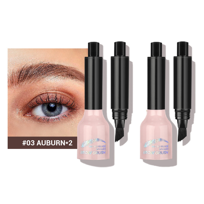 💋Super dick 💋Abgewinkelter Pinsel & Dip Flüssiger Augenbrauenstift