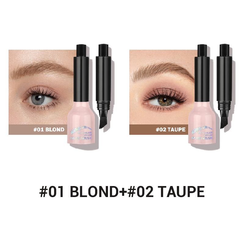 💋Super dick 💋Abgewinkelter Pinsel & Dip Flüssiger Augenbrauenstift