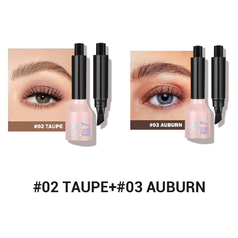 💋Super dick 💋Abgewinkelter Pinsel & Dip Flüssiger Augenbrauenstift