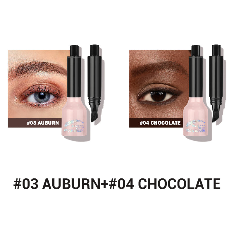 💋Super dick 💋Abgewinkelter Pinsel & Dip Flüssiger Augenbrauenstift