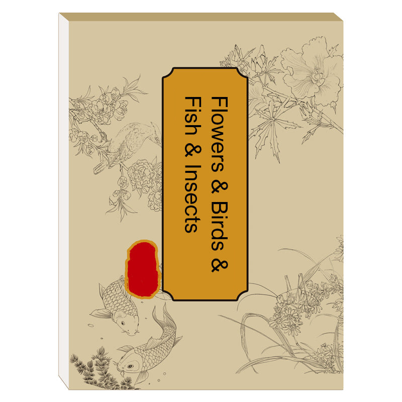 🎨HOT SALE🖼️ Chinesische Malerei Weiß Zeichnung Kopieren Album