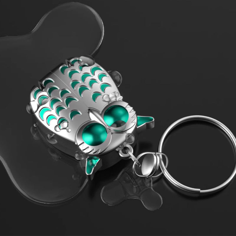 💥Mini faltbarer Edelstahl Eulen Nagelknipser🦉