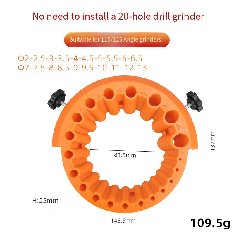 Mehrzweck-Bohrerschärfer für Winkelschleifer