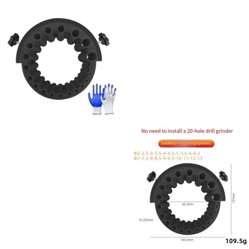 Mehrzweck-Bohrerschärfer für Winkelschleifer