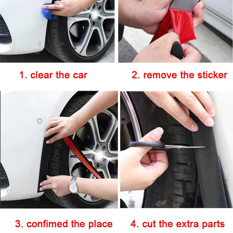 🚗Universelle Kotflügelverbreiterungen aus Gummi für Autos