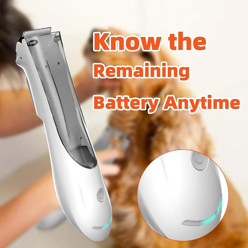 ⏳Begrenzte Zeit 50% Rabatt💥Sicher ohne Haare zu verheddern 🐕🐕🐕💘 Elektrischer Haustierrasierer mit Absaugung