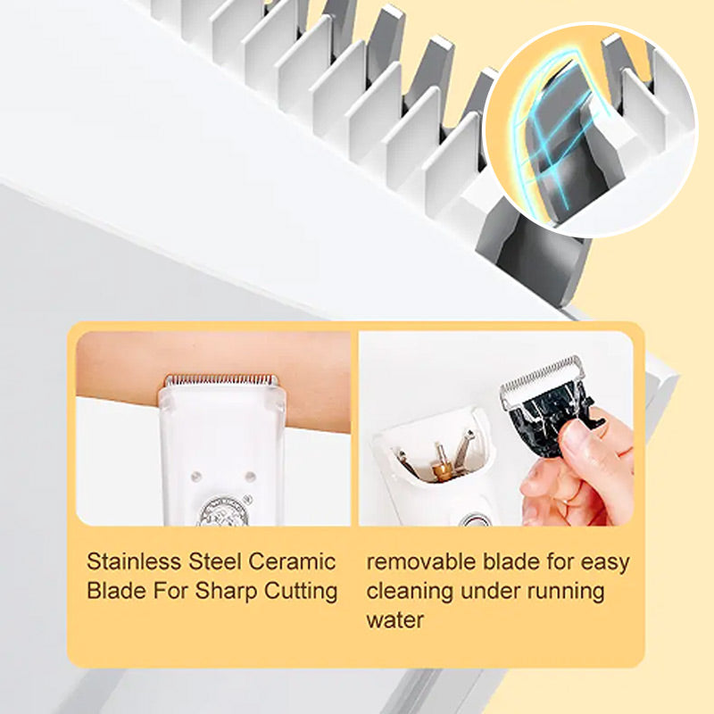 ⏳Begrenzte Zeit 50% Rabatt💥Sicher ohne Haare zu verheddern 🐕🐕🐕💘 Elektrischer Haustierrasierer mit Absaugung