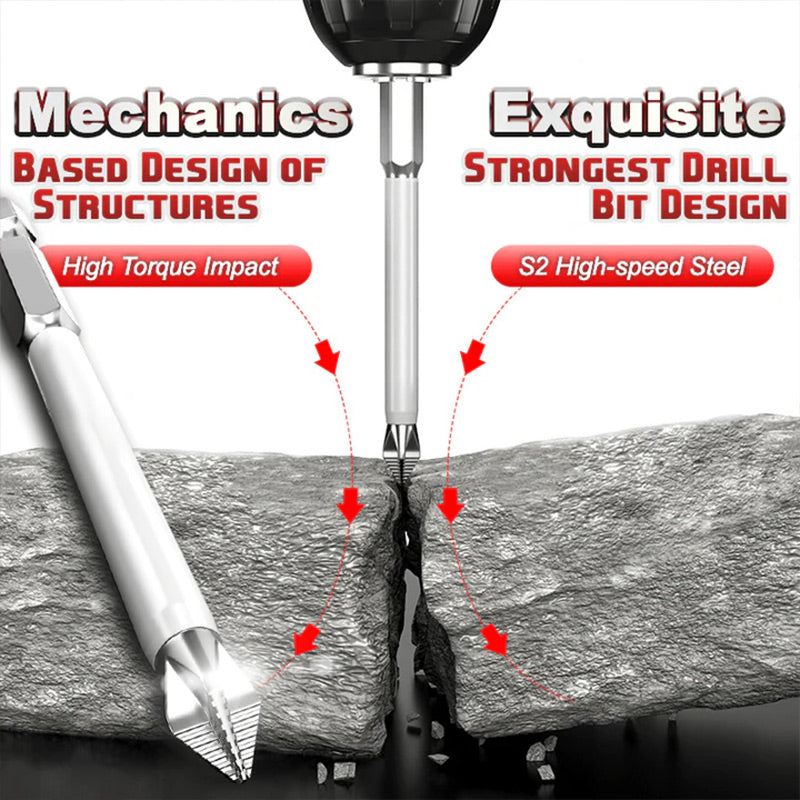 Rutschfestes Schraubendreher-Bohrerset