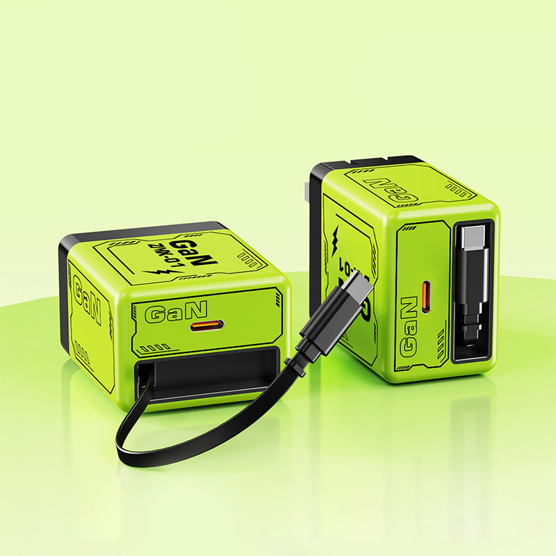 🎁 Hot Sale 49% Rabatt 🔥Schnellladeadapter mit einziehbarem Typ-C-Kabel und Stecke