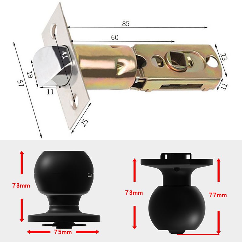 Intelligentes Türschloss mit Bluetooth und Fingerabdrucksensor