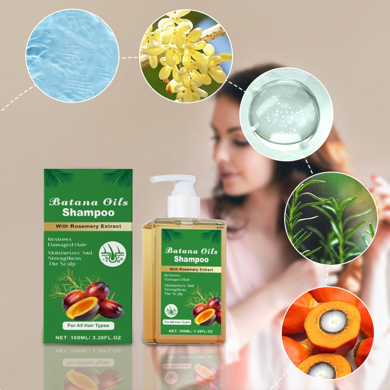 🌸3 kaufen2 gratis👧✨Batana Öl Shampoo mit Rosmarin-Extrakt