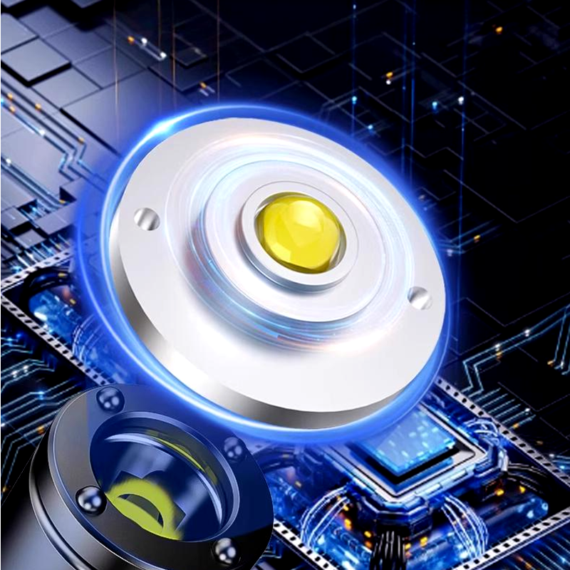 Wiederaufladbare & magnetische Mini-Taschenlampen-Schlüsselanhänger