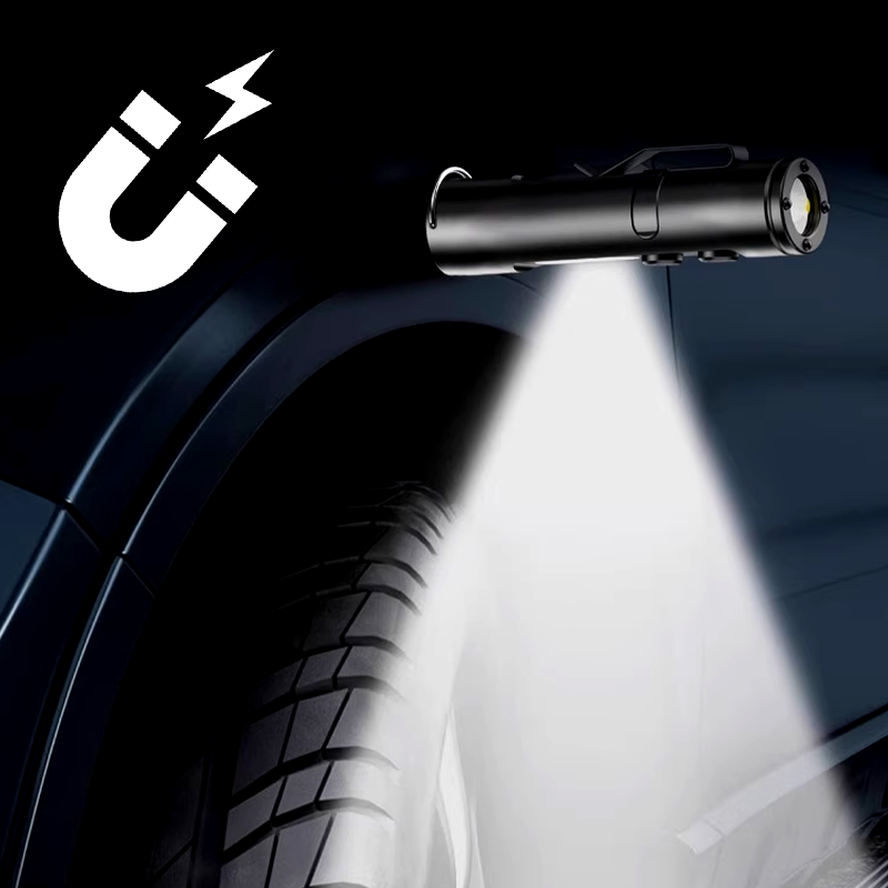 Wiederaufladbare & magnetische Mini-Taschenlampen-Schlüsselanhänger