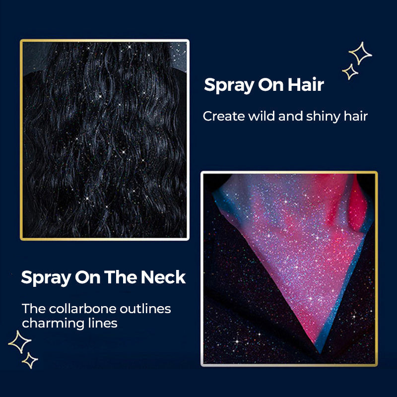 ✨Kaufe eins und bekomme eins gratis!Lang anhaltendes, glänzendes Glitzerspray für den Körper