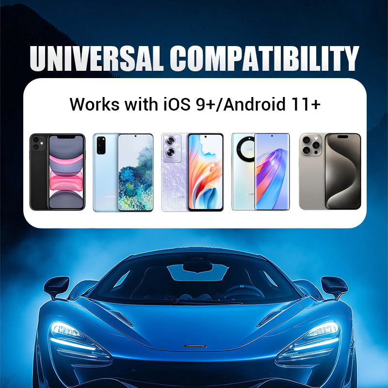 2-in-1 Drahtloser Adapter für iPhone & Android Auto