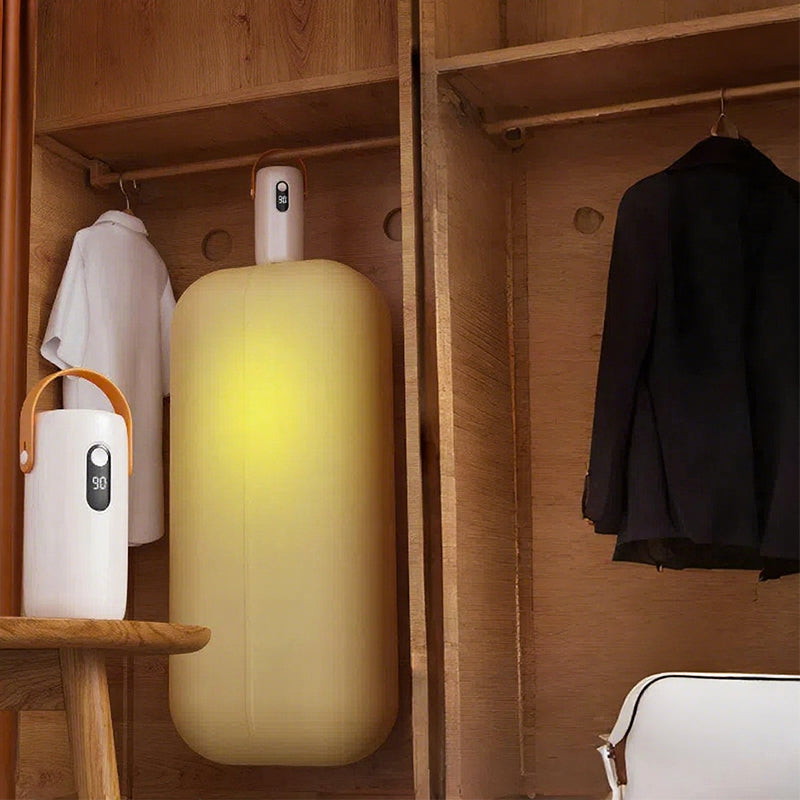 💯🤍Tragbarer faltbarer Mini-Wäschetrockner