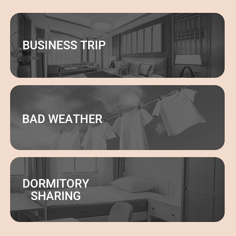 💯🤍Tragbarer faltbarer Mini-Wäschetrockner