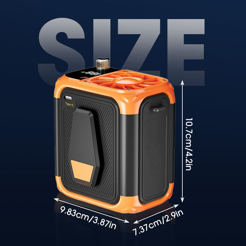 Outdoor-Hüftventilator zum Umhängen 🌪️❄️