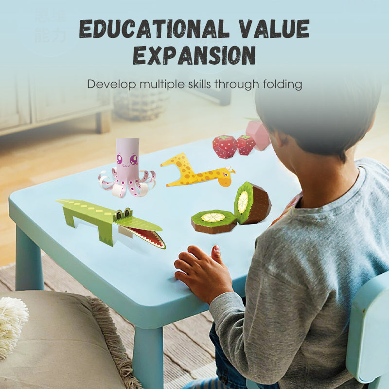 3D-Origami-Buch zum Selberfalten