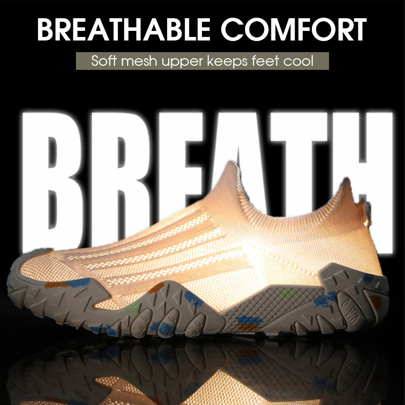 Atmungsaktive Slip-On-Sneaker aus Mesh für Herren