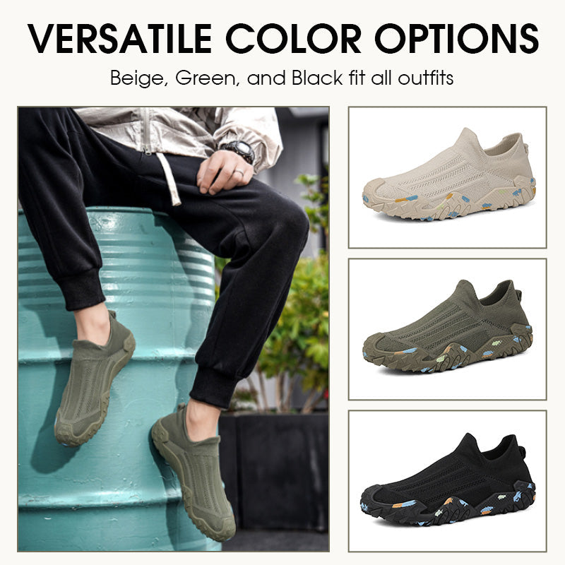 Atmungsaktive Slip-On-Sneaker aus Mesh für Herren