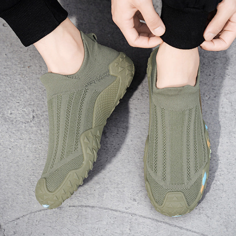 Atmungsaktive Slip-On-Sneaker aus Mesh für Herren