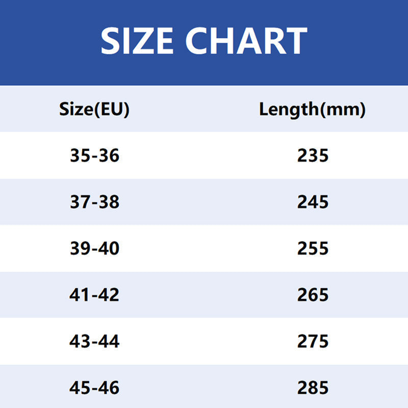 Stoßdämpfende Einlegesohlen für Männer und Frauen