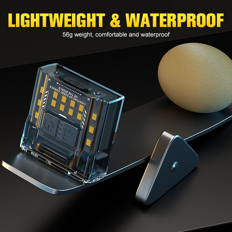 Hochleistungsfähige, abnehmbare, tragbare Doppelstrahl-Stirnlampe mit Ladekoffer