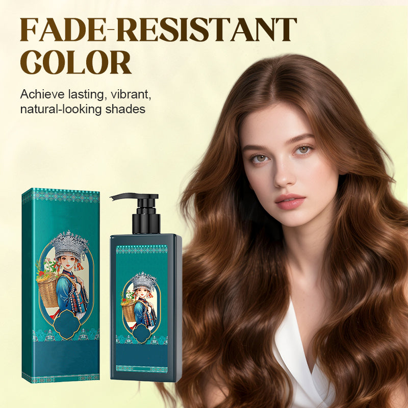 🌿 KAUF 2 ERHALT 3! ✨ Pflanzenbasierte Haarfarbe für Grau - Sanfte Formel mit Pflanzenextrakten für Natürlichen Farbton & Glanz 💆‍♀️💚