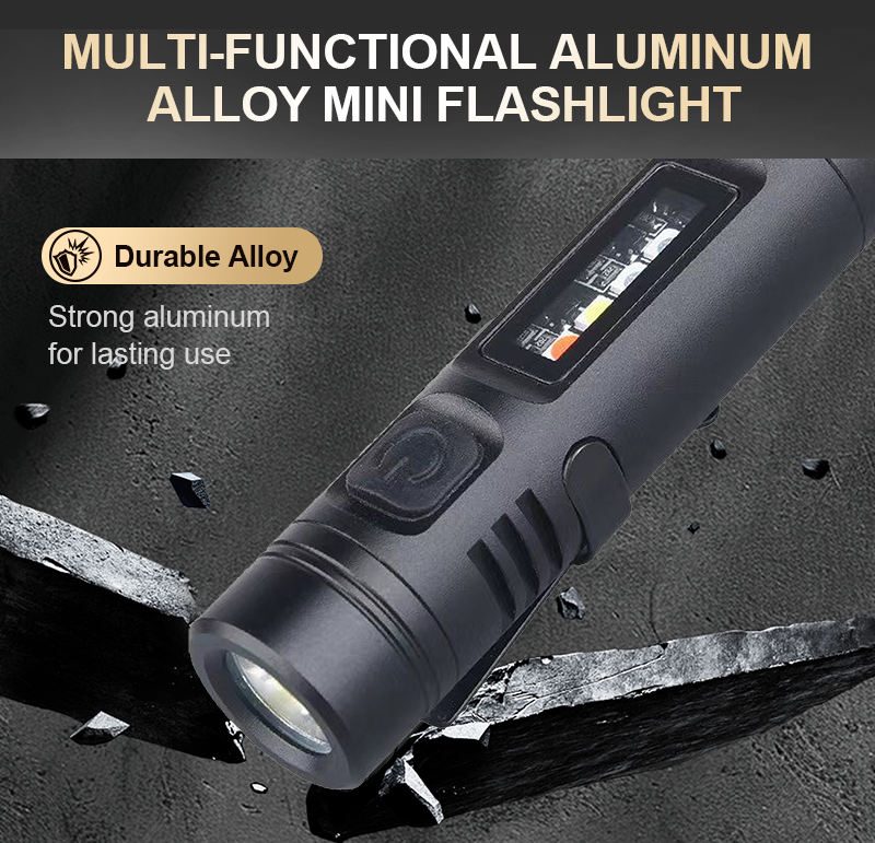 🔈🔈60% Rabatt🔥Multifunktionale Mini-Taschenlampe aus Aluminiumlegierung